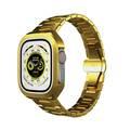 Levelo Royal Stainless Steel Strap and Case For Apple Watch - Gold