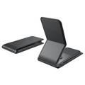 Levelo Arch 3 in 1 Leather Wireless Charging Stand  - Black