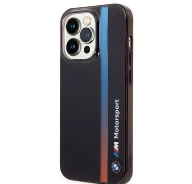 BMW Motorsport IML Case with Tricolor Stripe for iPhone 15 Pro Max
