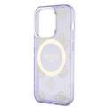 Guess Magsafe IML Case - Gold Purple - iPhone 15 Pro