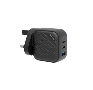 Powerology USB-A and USB-C Ports GaN PD Wall Charger