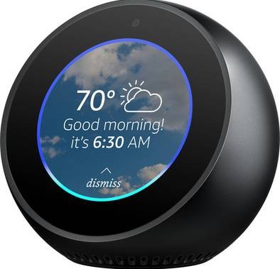Amazon Echo Spot Alexa Smart Speaker - Black