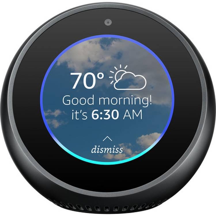 Amazon Echo Spot Alexa Smart Speaker - Black