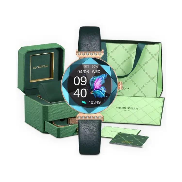 Green Lion Swarovski Smart Watch - Blue