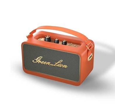 Green Lion Classic Stereo Speaker - Orange