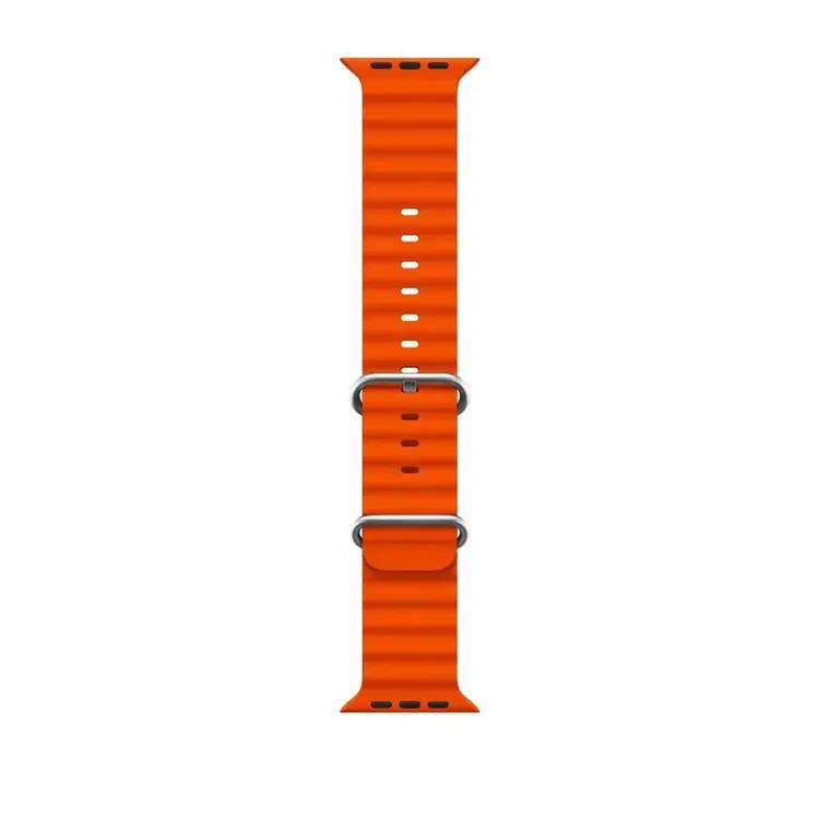 Green Lion Felex Silicone Watch Band for Apple Watch 49mm - Orange