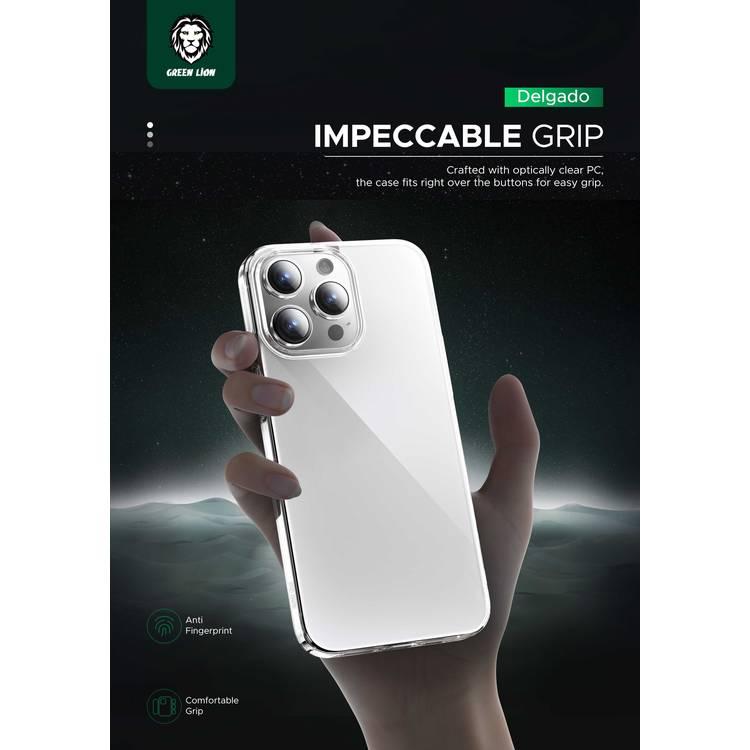 Green Lion Delgado PC Case - Clear - iPhone 15 Pro