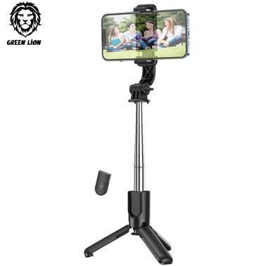 Green Lion Broadcast & Selfie Stick 600mm with Detachable Remote Control - Black