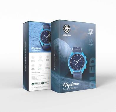 Green Lion Journey to Neptune Smart Watch - Blue