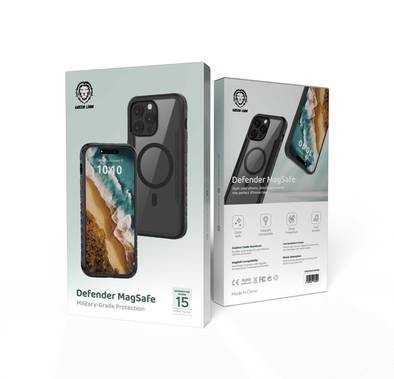 Green Lion iPhone 15 Pro Max For Defender Magsafe Case - Black