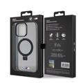 BMW iPhone 15 Pro For MagSafe IML Case with Ring Stand  - Black