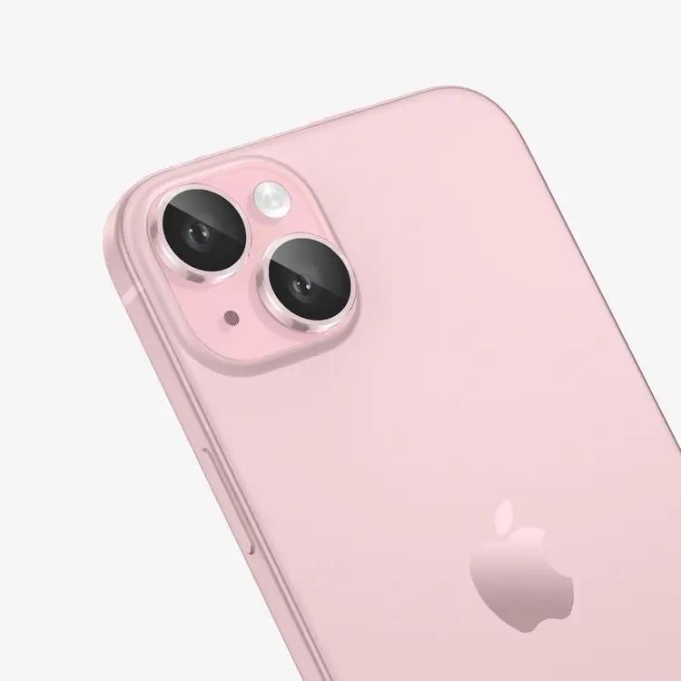 Green Lion iPhone 15 / iPhone 15 Plus For HD Plus Camera Lens - Pink