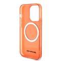 AMG iPhone 15 Pro For Magsafe Transparent Case  - Orange
