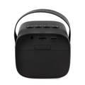 Guess Wireless Speaker with Handle 5W PU 4G Leather Script Logo - Black