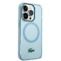 Lacoste HC MagSafe Transparent Case for iPhone 15 Series  - Blue - iPhone 15 Pro Max