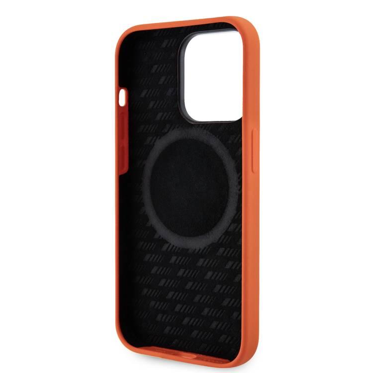 AMG MagSafe Silicone Case with Large AMG Logo for iPhone 15 Pro Series - Orange - iPhone 15 Pro Max