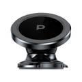 Powerology Heavy Duty Magnetic Car Mount 360 Rotatable with 3M Metal Plates - Black