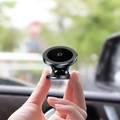 Powerology Heavy Duty Magnetic Car Mount 360 Rotatable with 3M Metal Plates - Black