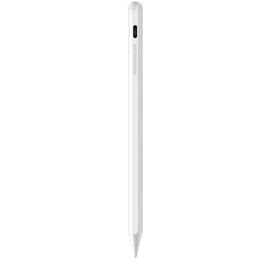 قلم باورولوجي 1.5 ملم ذو طرف ذكي لجهاز ابل ايباد - أبيض