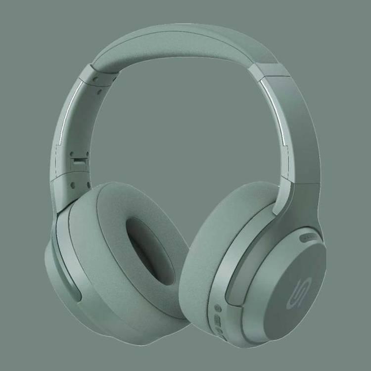 Porodo Soundtec Eclipse Wireless Over-Ear Headphones - Green