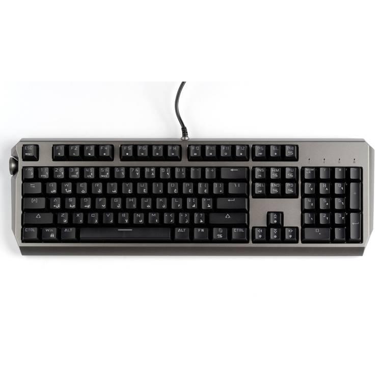 Porodo Gaming Wired Full Keyboard with Gateron Switch (Blue) - Black