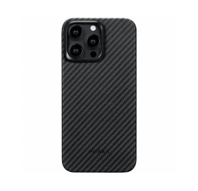 Pitaka iPhone 15 Pro For MagEZ Case 4 1500D - Black/Grey Twill