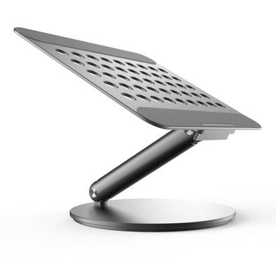 Powerology Rotatable Desktop Stand for Laptop - Dark Grey - الرمادي الداكن