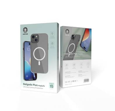 Green Lion iPhone 15 Plus For Delgado Plus Magsafe Case - Clear