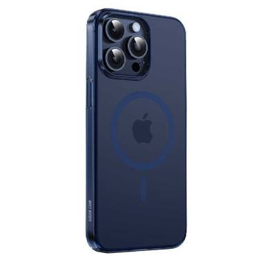 حافظة رفيعة لهاتف iPhone 15 Pro باللون الأخضر من Magsafe - أزرق
