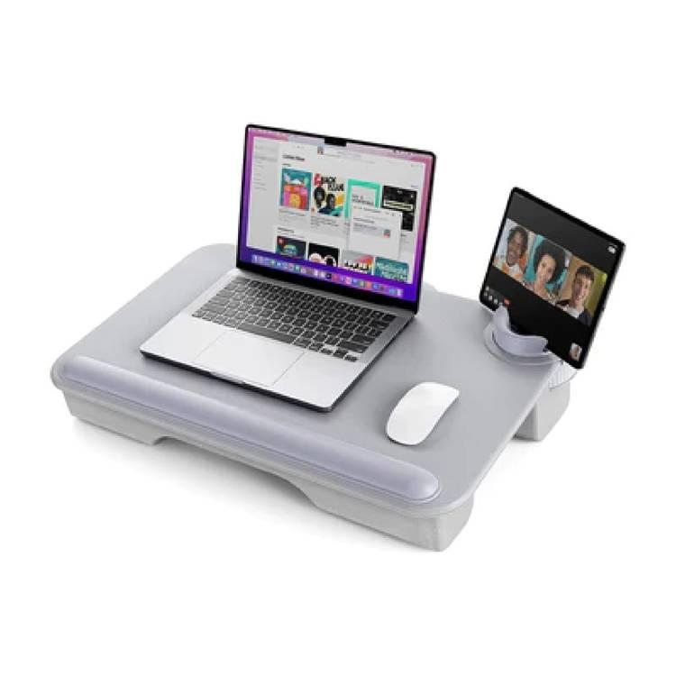 Green Lion Multi-Functional Cushioned Lap Desk 17" - Grey