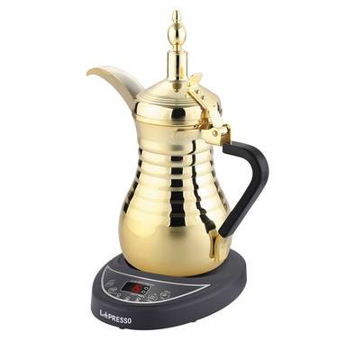 LePresso Electrical Arabic Coffee and Tea Dallah 800W 0.75L - Gold