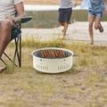 Porodo Lifestyle Camping Mini Outdoor Round BBQ/Charcoal Grill - Light Brown