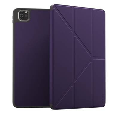 Levelo Elegante Hybrid Leather iPad 10.2  Case - Purple