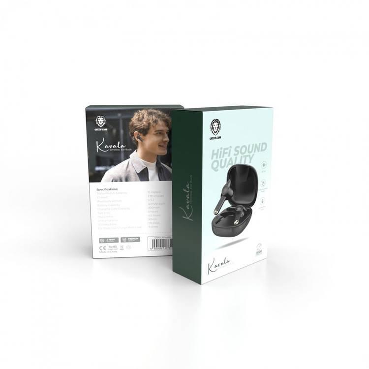 Green Lion Kavala Wireless Earbuds  - Black