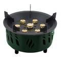 Green Lion 7 Burner Camping Stove With Storage Bag - Green