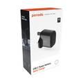 Porodo 20W Single USB C Portable Wall Charger UK - Black