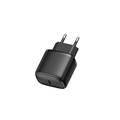 Porodo 20W Single USB C Charger EU with C-C 1.2M Cable - Black