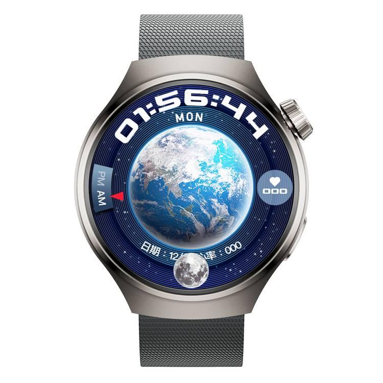 Porodo Sfera Smart Watch 1.43" AMOLED Full Touch Screen - Silver