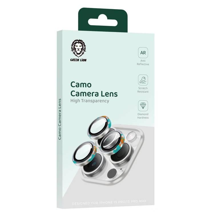 Green Lion iPhone 15 Pro / Pro Max For Camo High Transparency Camera Lens - Silver