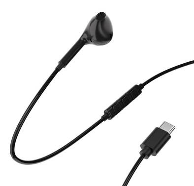 Powerology Mono USB-C Earphones - Black