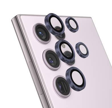Green Lion Camera Lens Armor For Samsung Galaxy S24 Ultra - Purple