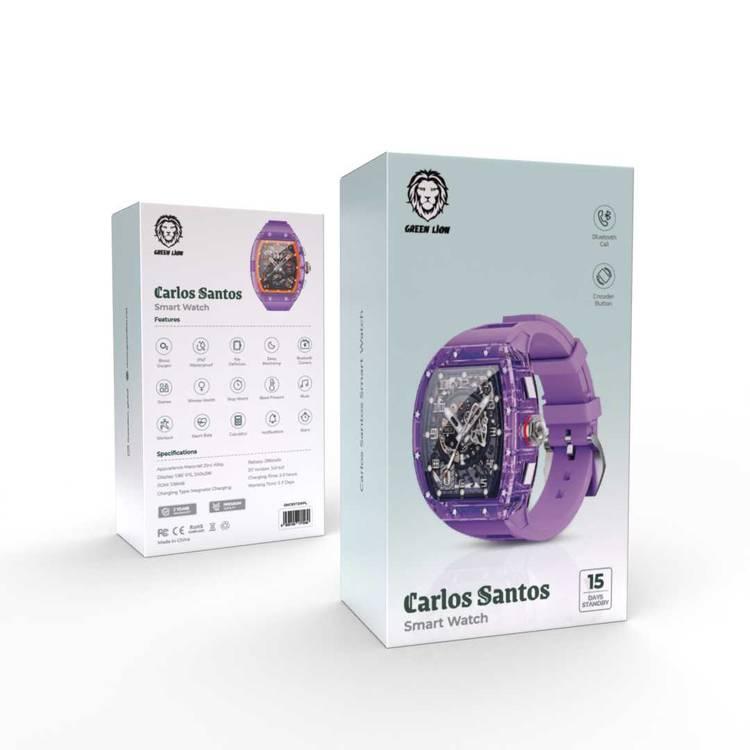 Green Lion Carlos Santos Smart Watch - Purple