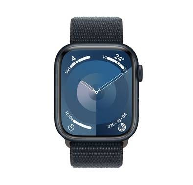 Apple Watch Series 9 [GPS 41mm] with Midnight Aluminum Case & Midnight Sport Loop