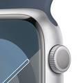 Apple Watch Series 9 [GPS 45mm] with Silver Aluminum Case & Storm Blue Sport Band | M/L