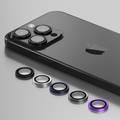 Devia iPhone 15 Pro & 15 Pro Max For Peak Series Crystal Lens Protector (3 pcs) - Titanium