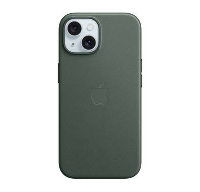 Apple iPhone 15 FineWoven Case [MagSafe] | Evergreen