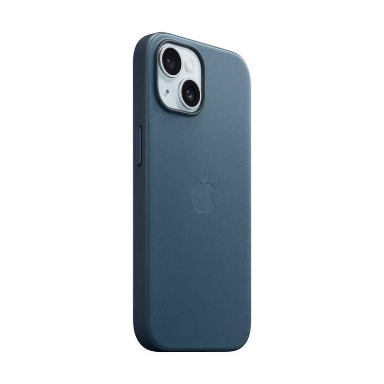 Apple iPhone 15 FineWoven Case [MagSafe] | Pacific Blue