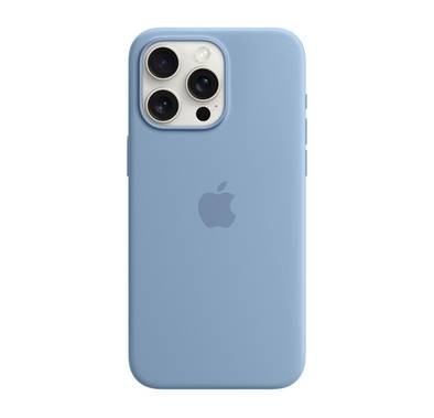 Apple iPhone 15 Pro Max Silicone Case [MagSafe] | Winter Blue