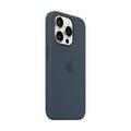 Apple iPhone 15 Pro Silicone Case [MagSafe] - Storm Blue