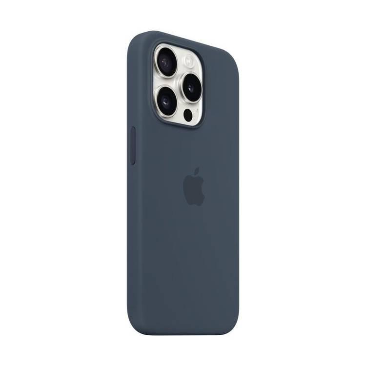 Apple iPhone 15 Pro Silicone Case [MagSafe] - Storm Blue